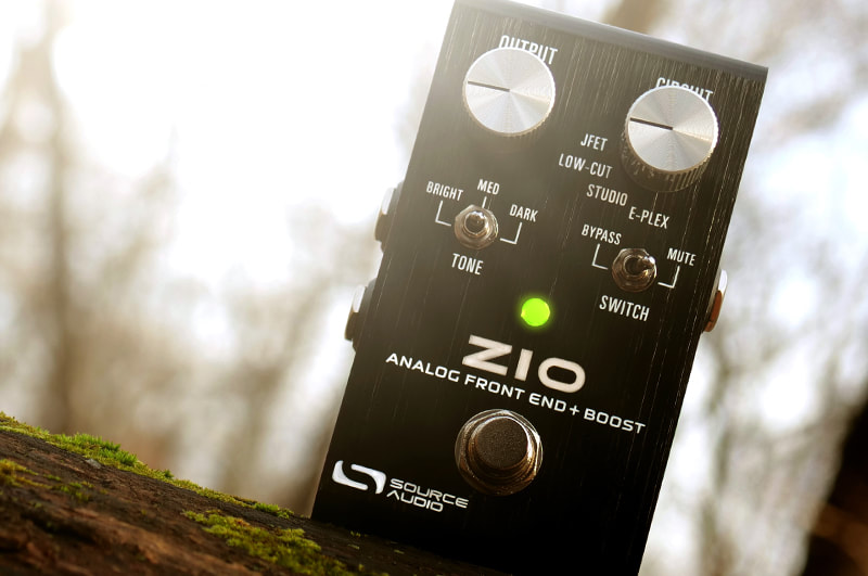ZIO Analog Front End+Boost: a guitar preamp pedal with four different styles of preamp including echoplex, JFET, and Pultec Equalizer.