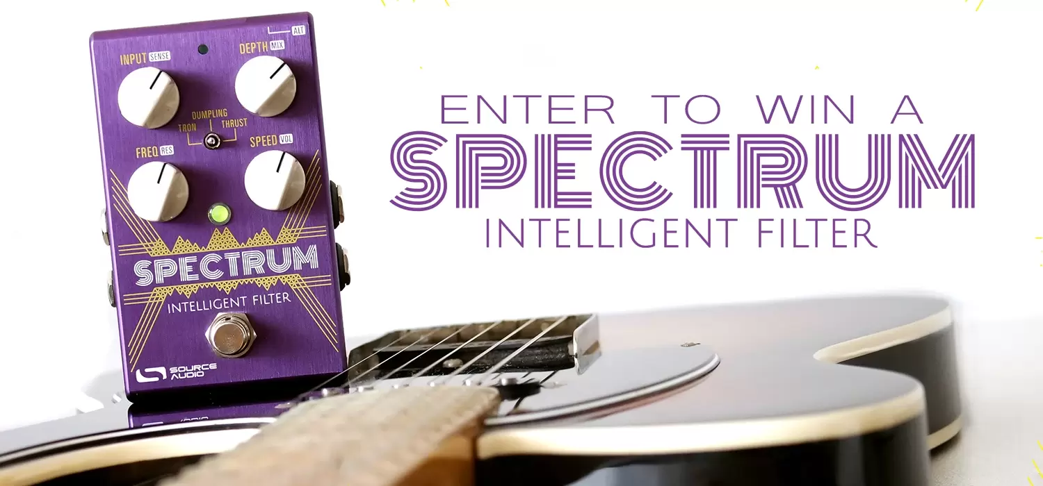 The Spectrum Intelligent Filter is a multi filter effects pedal with sounds based on classic envelope filter pedals sounds like the Mu-Tron, Lovetone Meatball, and Cry Baby Wah as well as guitar octave effects.